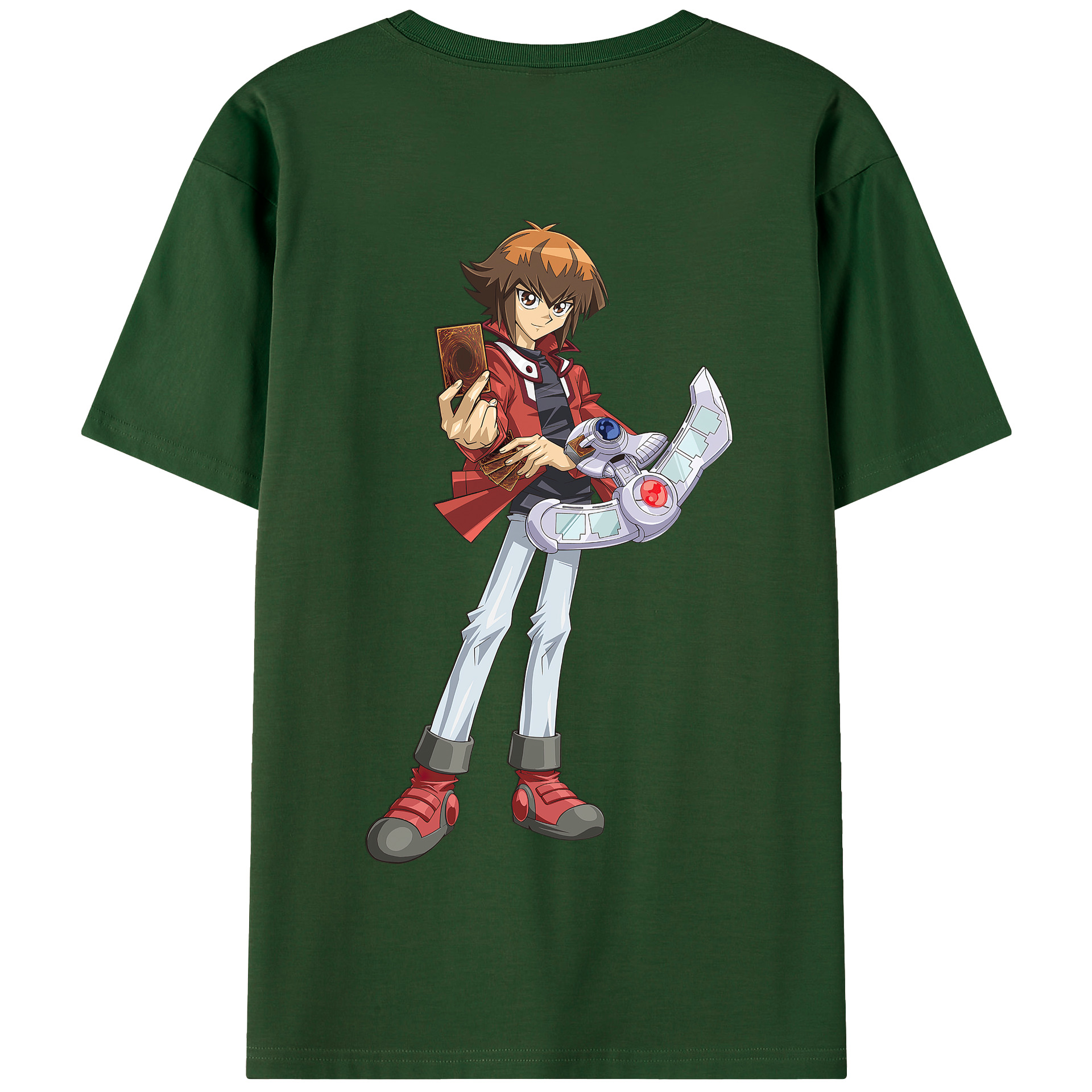 （画像用） 遊☆戯☆王 Yu-Gi-Oh! 綿100％半袖Tシャツ（背面プリント）